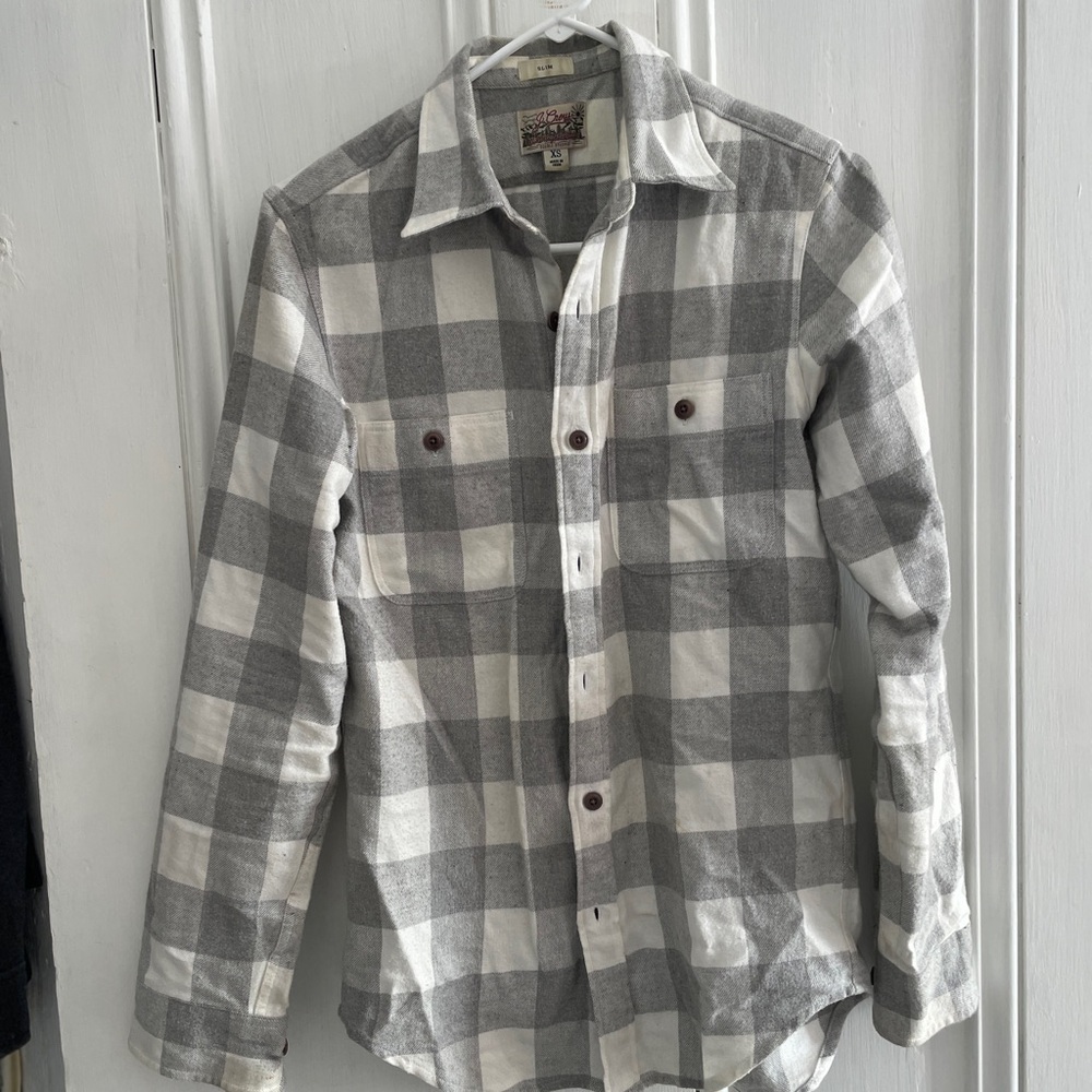 Button down flannel shirt